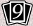 symbole de la 9ème édition : un chiffre 9 sur 3 cartes